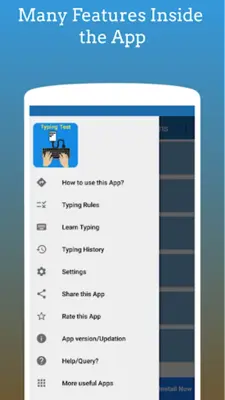 Typing Test App android App screenshot 0
