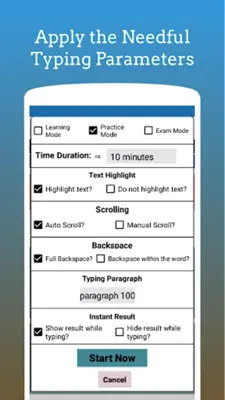 Typing Test App android App screenshot 2