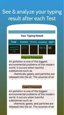 Typing Test App android App screenshot 4