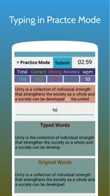 Typing Test App android App screenshot 6